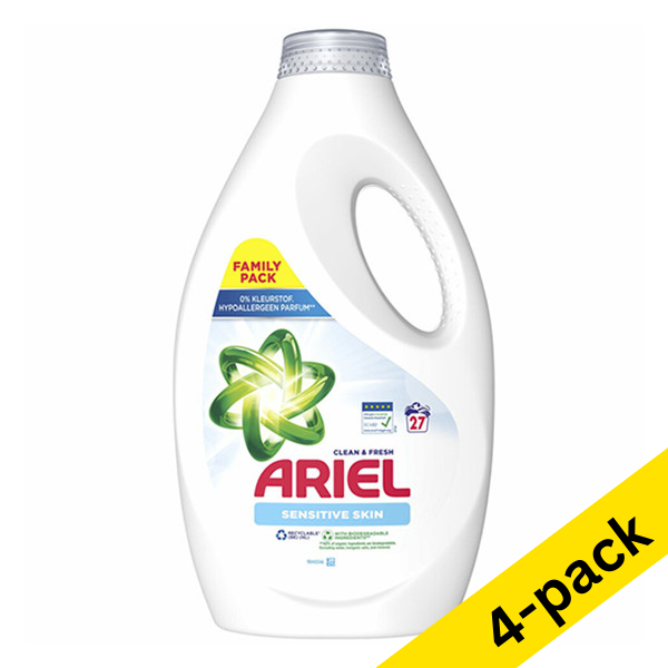 Liquid detergent 1.2L (27 washes) | Ariel Sensitive | 4-pack SAR05163 - 1