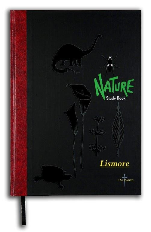 Lismore A4 black hardcover nature study notebook, 120 sheets  246181 - 1
