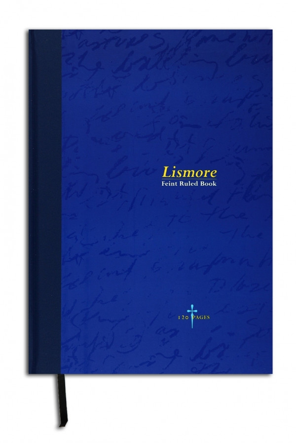 Lismore A4 blue stitched hardcover notebook, 120 sheets  246172 - 1