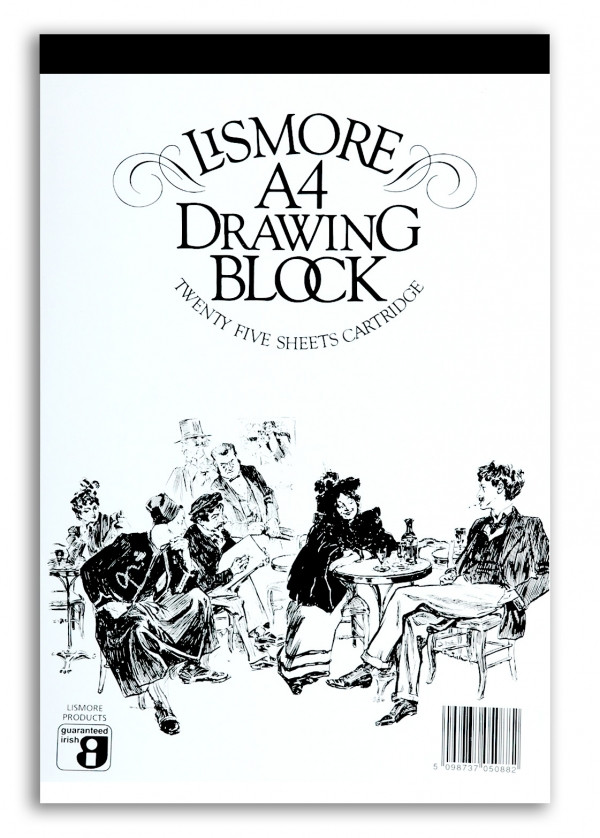 Lismore A4 drawing block, 25 sheets, 100g cb (222)  246188 - 1