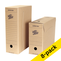 A4 archive box 115 x 370 x 257mm | Loeff's Jumbo Box | 8-pack 204475