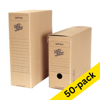 A4 archive box 118 x 370 x 265mm | Loeff's Loeff Box | 50-pack 204483