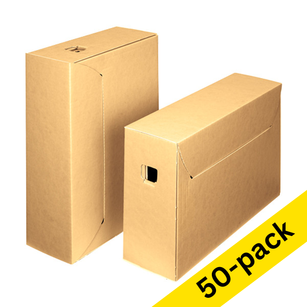 A4 archive box 120 x 265 x 395mm | Loeff's City Box 10+ | 50-pack 204476 - 1