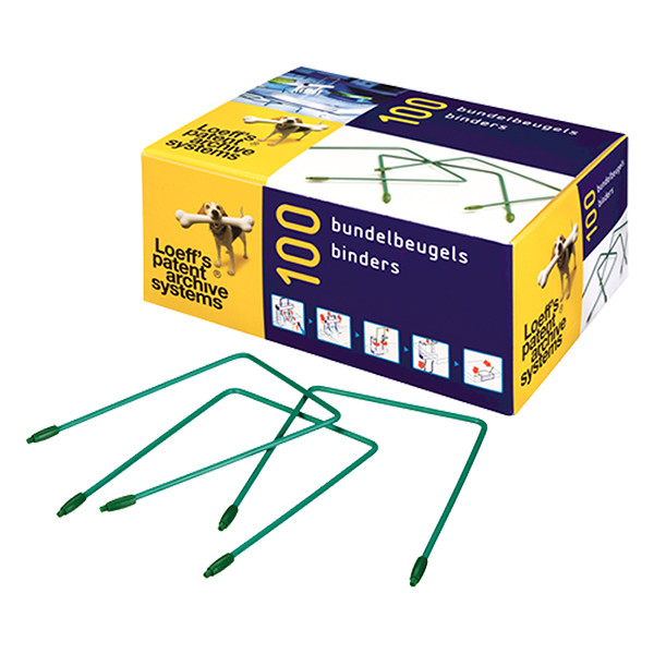 Archive binders 100mm | Loeff's green 100-pack 204456 - 2