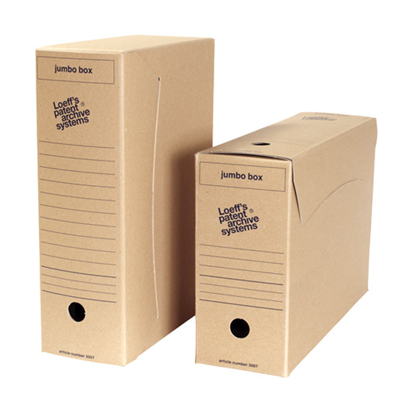 Loeff's Jumbo Box archive box, 115mm x 370mm x 257mm (25-pack) 7770801 204474 - 1