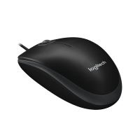 Logitech B100 optical mouse with cable 910-003357 828062