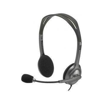 Logitech H110 stereo headset 981-000271 828124 - 1