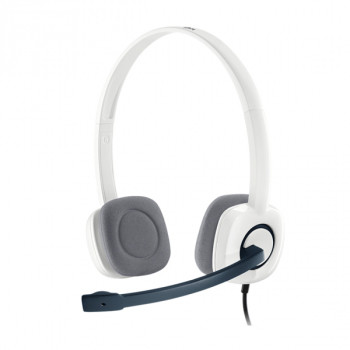 Logitech H150 white stereo headset 981-000350 828128 - 1