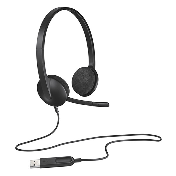 Logitech H340 stereo wired headset 981-000475 828095 - 1