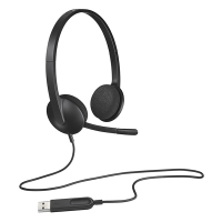 Logitech H340 stereo wired headset 981-000475 828095