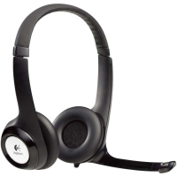 Logitech H390 USB-connected stereo headset 981-000406 828125