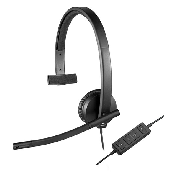 Logitech H570e mono wired headset 981-000571 828071 - 2