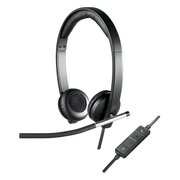 Logitech H650e Stereo Wired Headset 981-000519 828079 - 1