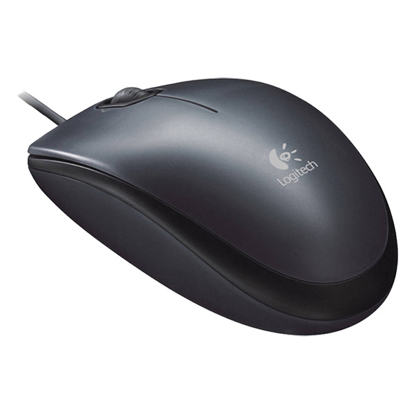 Logitech M90 black corded mouse 910-001794 828098 - 1
