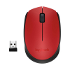 Wireless mouse | Logitech M171 red/black 828156 - 1
