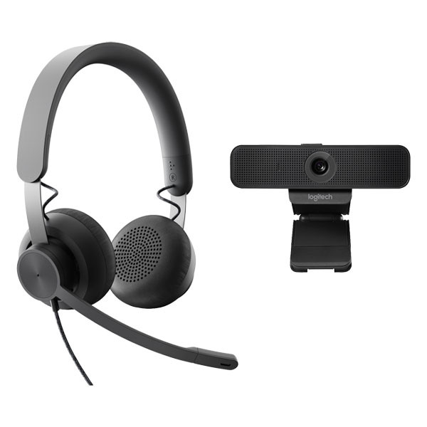 Logitech Zone Wired Microsoft Teams headset with C925e webcam 991-000338 828082 - 1