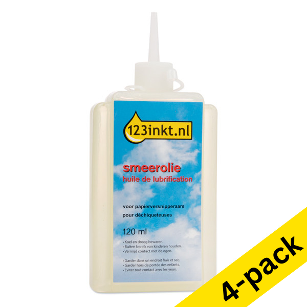 Lubricating oil 120ml | 123ink | 4-pack 300657 - 1