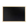 Magnetic chalkboard | 40cm x 60cm | wooden frame | 123ink 302169 - 1