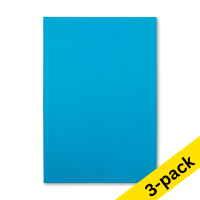 Magnetic sheet (blue, dry-erase) | 20 x 30cm | 123ink | 3-pack
