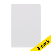 Magnetic sheet (white, dry-erase) | 20 x 30cm | 123ink | 3-pack