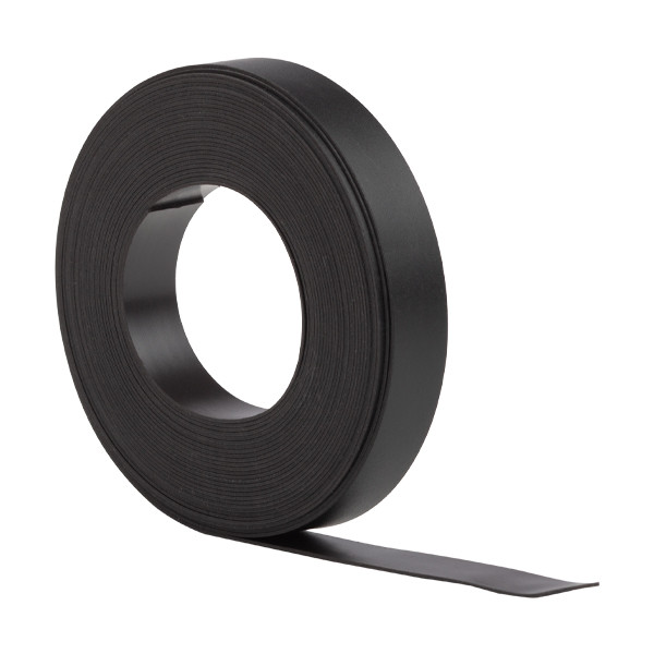 Magnetic tape (black) | 10mm x 5m | 123ink 301899 - 1