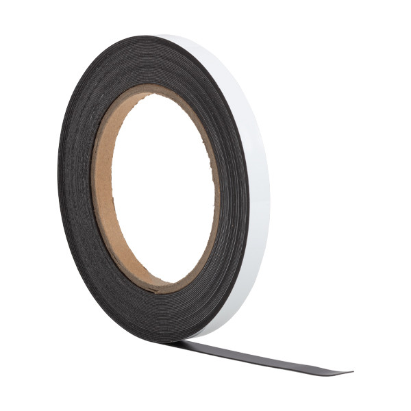 Magnetic tape (erasable) 1cm x 10m | 123ink white 301903 - 1