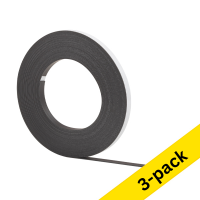 Magnetic tape (self-adhesive) | 1cm x 10m | 123ink | 3-pack