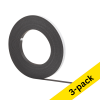 Magnetic tape (self-adhesive) | 1cm x 10m | 123ink | 3-pack 301863 - 1
