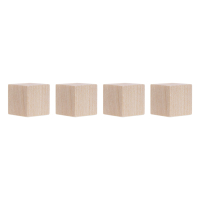Magnetoplan Wood Series cube magnets, 20mm x 20mm x 20mm (4-pack) 423368