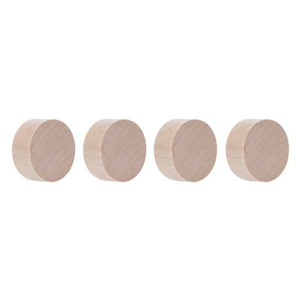 Magnetoplan Wood Series magnets, 30mm (4-pack) 423367 - 1