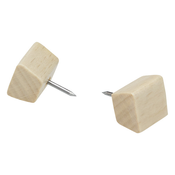 Wood pins | 18 x 13 x 13mm | Magnetoplan Wood | 25-pack 423366 - 1