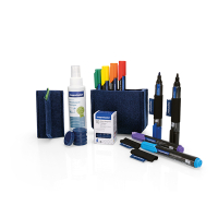 Magnetoplan blue whiteboard starter kit 1230914 423360