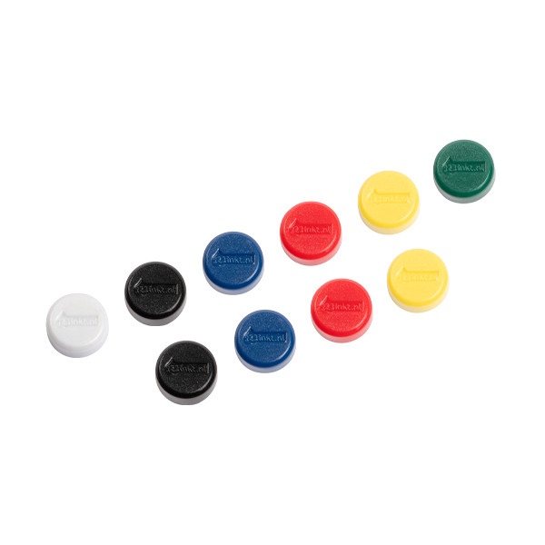 Magnets (15mm, assorted) | 123ink | 10-pack 301258 - 1