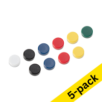 Magnets (15mm, assorted) | 123ink | 10-pack x5