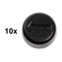 Magnets (15mm, black) | 123ink | 10-pack