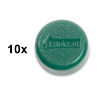 Magnets (15mm, green) | 123ink | 10-pack