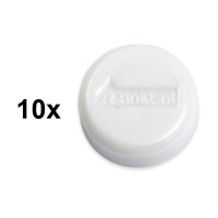 Magnets (15mm, white) | 123ink | 10-pack
