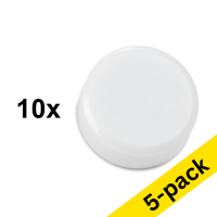 Magnets (15mm, white) | 123ink | 10-pack x5