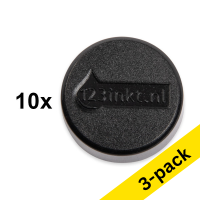 Magnets (20mm, black) | 123ink | 10-pack x3