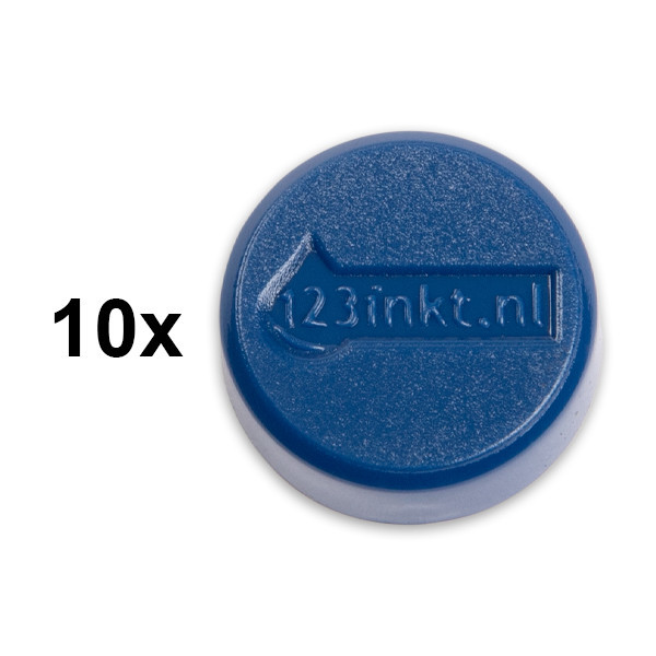 Magnets (20mm, blue) | 123ink | 10-pack 301260 - 1