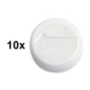 Magnets (20mm, white) | 123ink | 10-pack 301264 - 1
