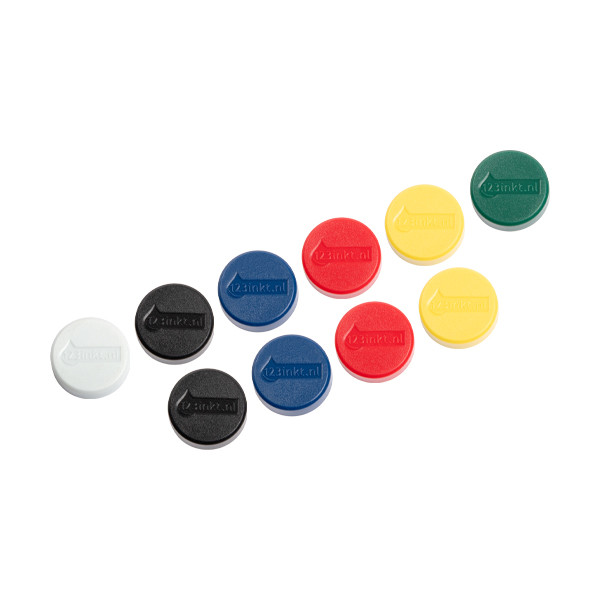 Magnets (30mm, assorted) | 123ink | 10-pack 301272 - 1