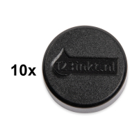 Magnets (30mm, black) | 123ink | 10-pack
