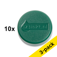 Magnets (30mm, green) | 123ink | 10-pack x3