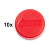 Magnets (30mm, red) | 123ink | 10-pack 301268 - 1