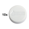 Magnets (30mm, white) | 123ink | 10-pack 301271 - 1
