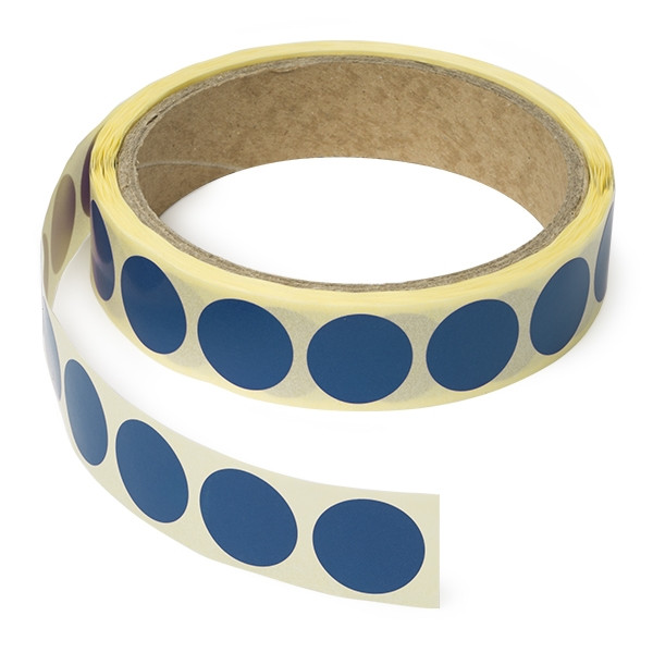 Marking dots Ø18mm (dark blue) | 123ink | 1,000 stickers 300802 - 1