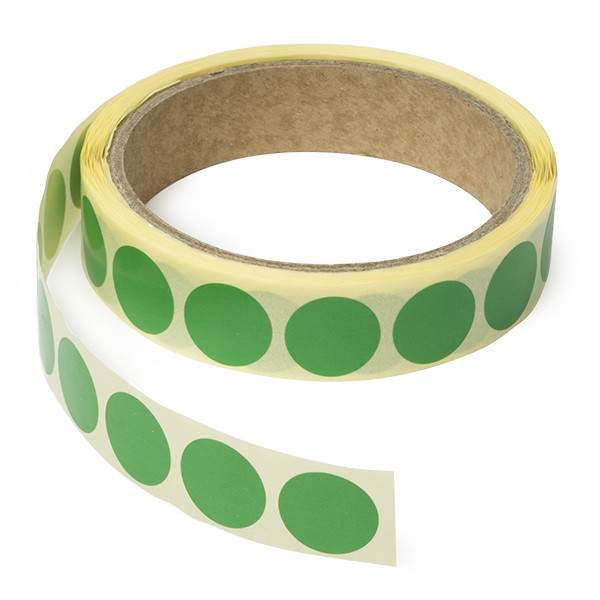 Marking dots Ø18mm (green) | 123ink | 1,000 stickers 300798 - 1