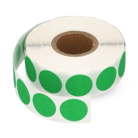 Marking dots Ø18mm (green) | 123ink | 1,000 stickers 300798