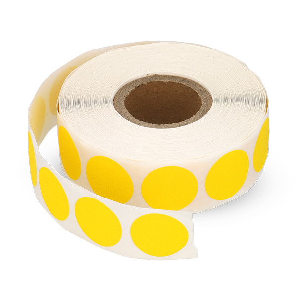 Marking dots Ø18mm (neon yellow) | 123ink | 1,000 stickers 300797 - 1